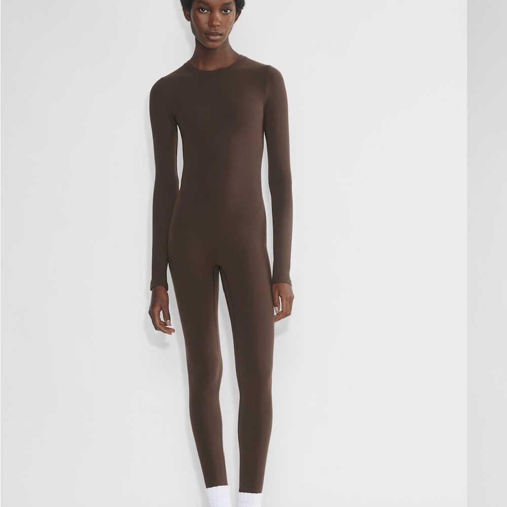 Brown Long Sleeve Bodysuit